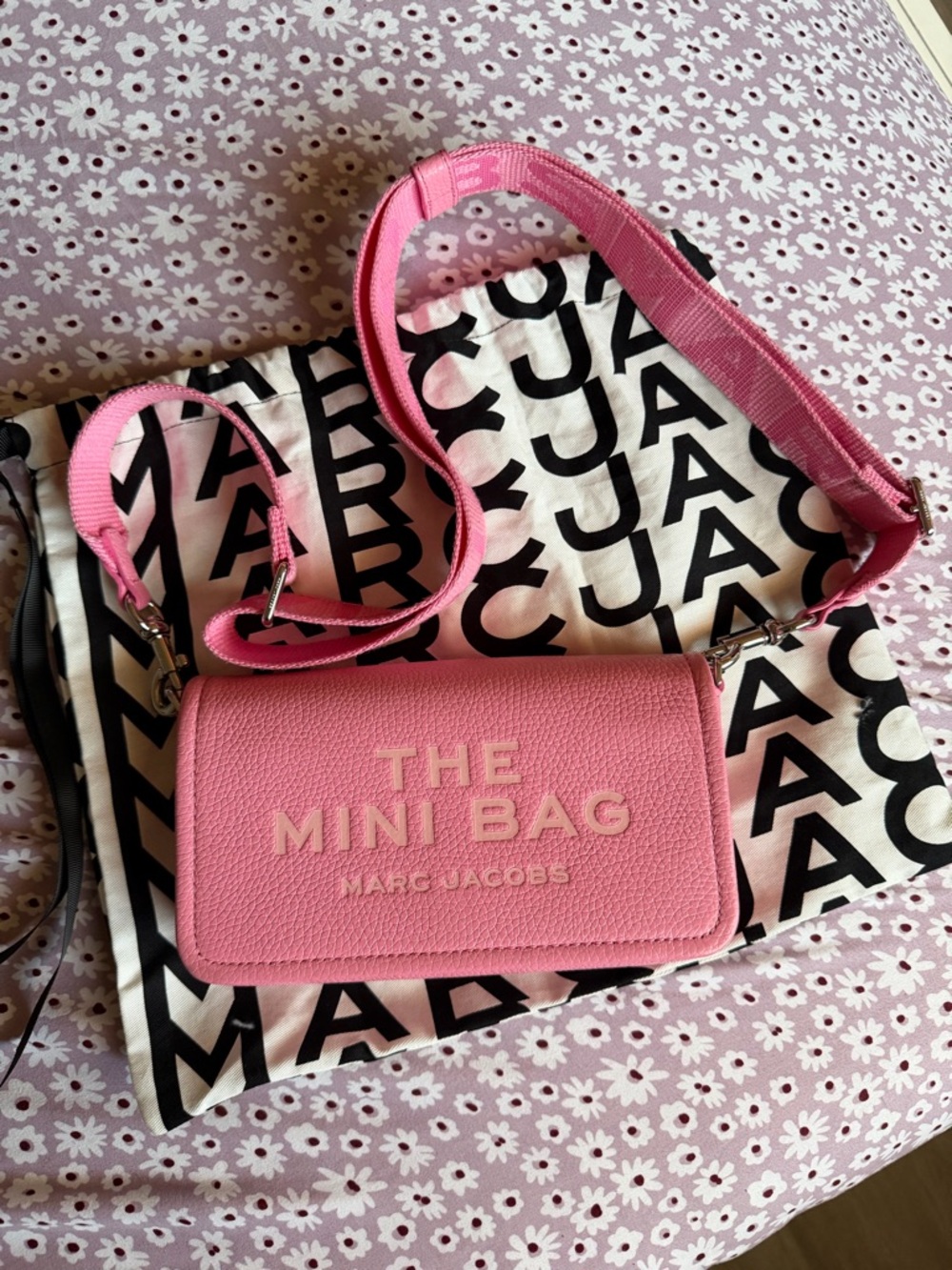 Marc Jacobs Pink The Mini Bag Crossbody